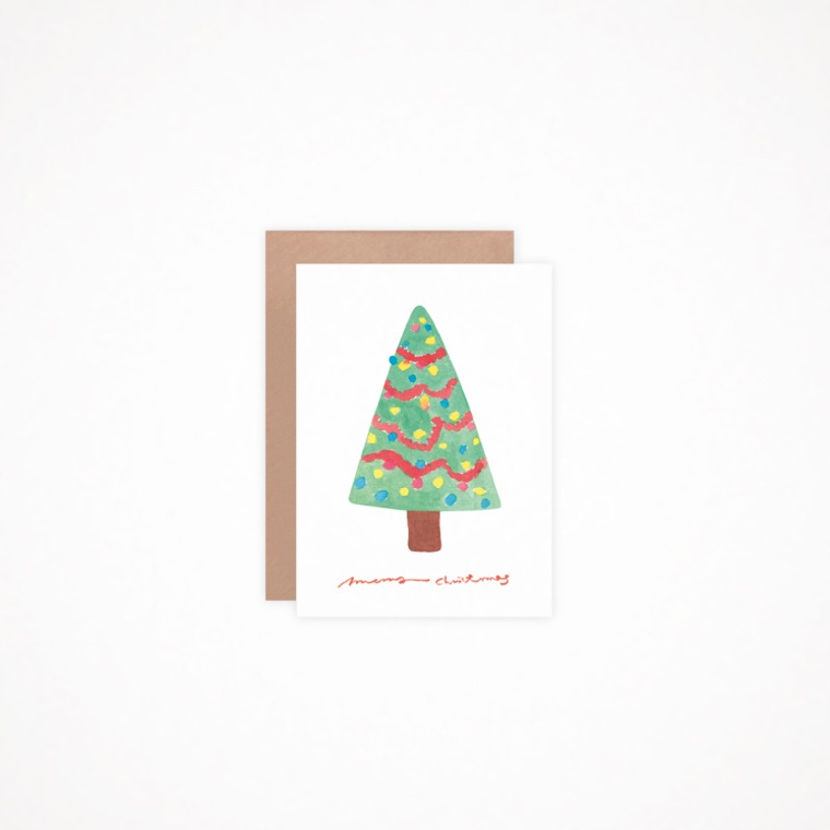 리틀룸 미니 폴딩 카드 (Christmas Tree)