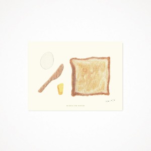 후긴앤무닌 드로잉 카드 (빵과 버터)
