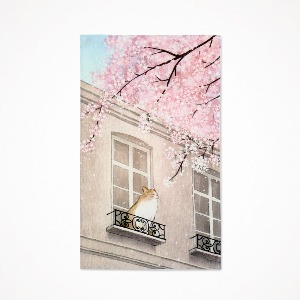 롯디패브릭 포스터 (Cherry Blossom)