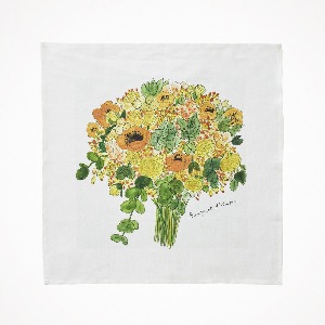 포그리넨워크 리넨 행커치프 이사벨 보와노 (계절의 꽃) Linen Handkerchief Seasonal Flowers